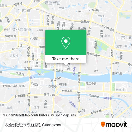 衣全涤洗护(凯旋店) map