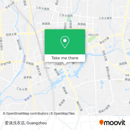 爱涤洗衣店 map