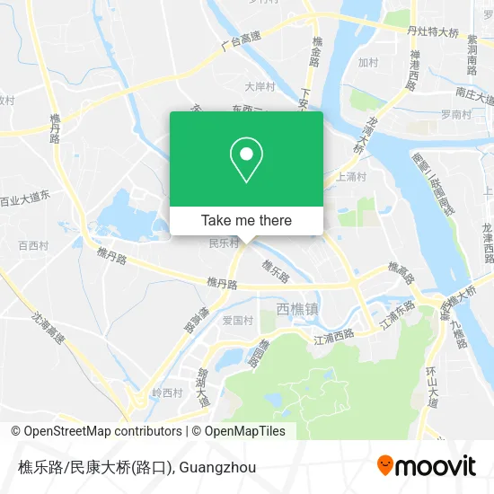 樵乐路/民康大桥(路口) map