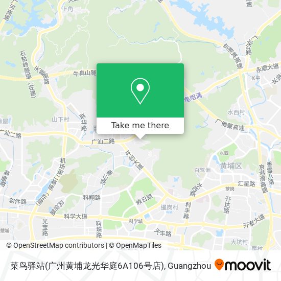 菜鸟驿站(广州黄埔龙光华庭6A106号店) map