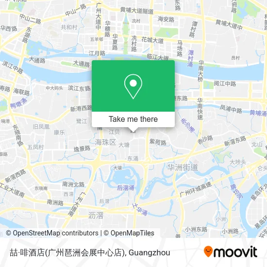 喆·啡酒店(广州琶洲会展中心店) map