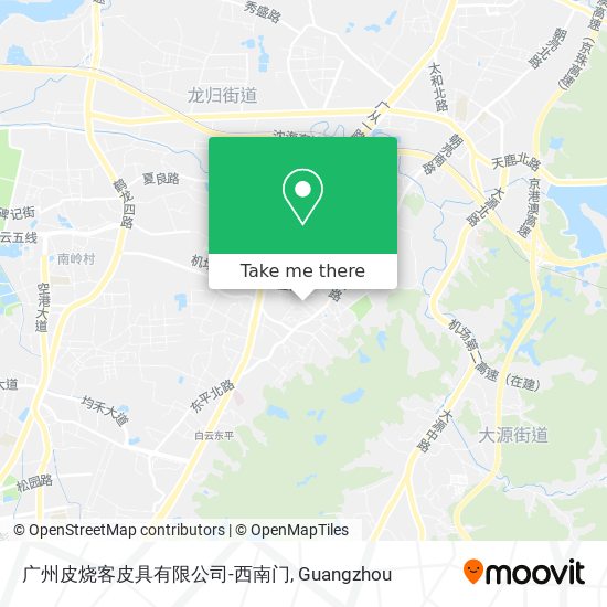 广州皮烧客皮具有限公司-西南门 map