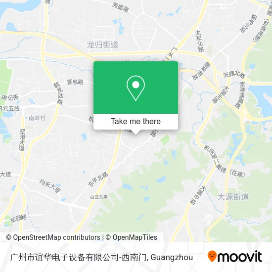 广州市谊华电子设备有限公司-西南门 map