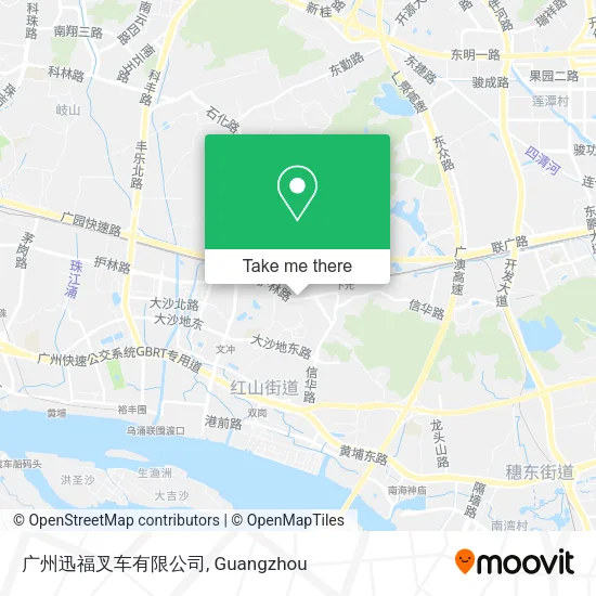 广州迅福叉车有限公司 map