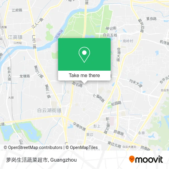 萝岗生活蔬菜超市 map