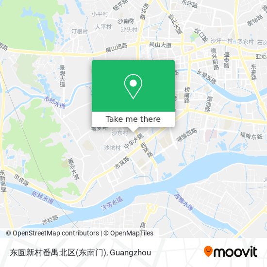 东圆新村番禺北区(东南门) map
