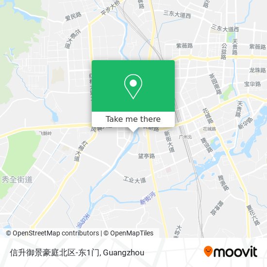 信升御景豪庭北区-东1门 map