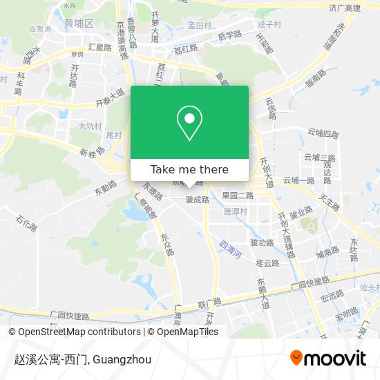 赵溪公寓-西门 map
