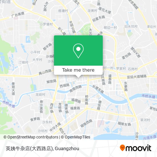英姨牛杂店(大西路店) map