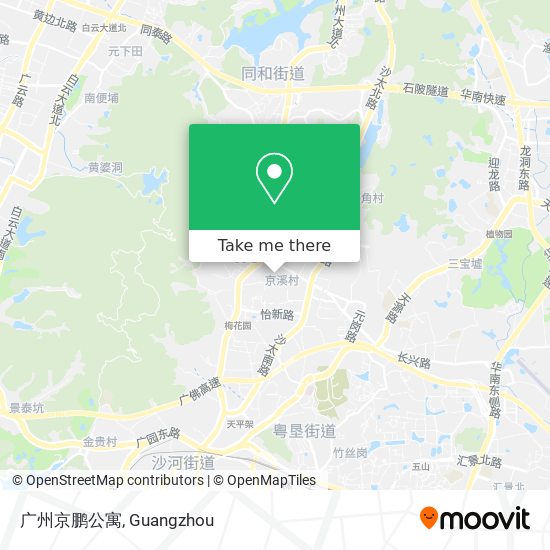广州京鹏公寓 map