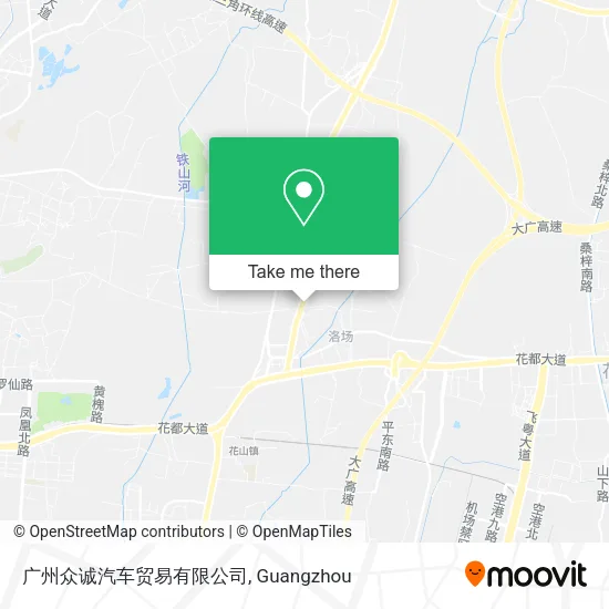 广州众诚汽车贸易有限公司 map