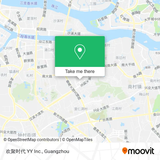 欢聚时代 YY Inc. map