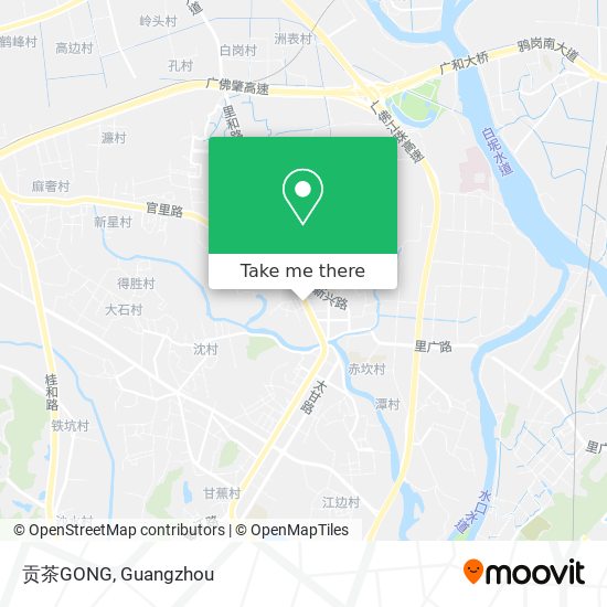 贡茶GONG map