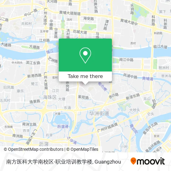 南方医科大学南校区-职业培训教学楼 map