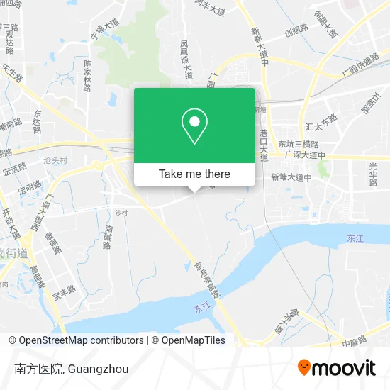 南方医院 map
