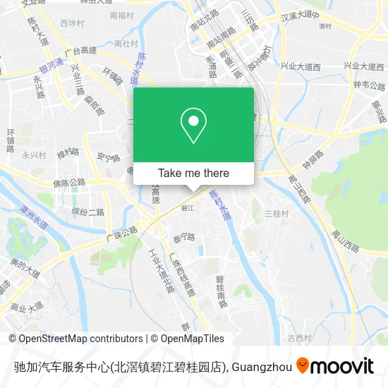驰加汽车服务中心(北滘镇碧江碧桂园店) map