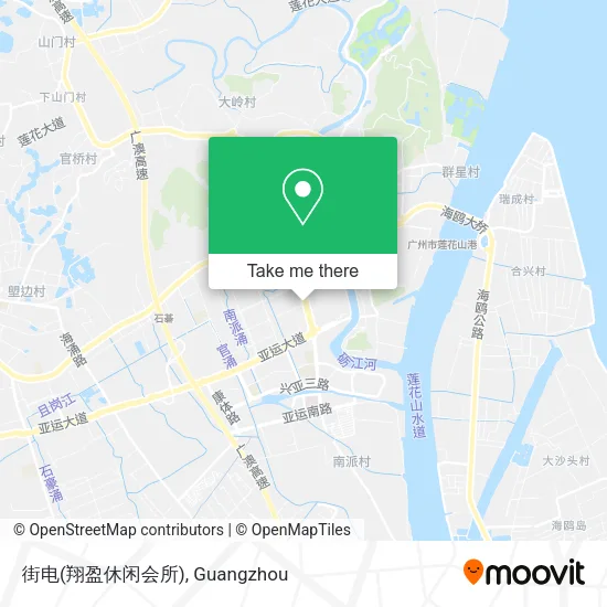 街电(翔盈休闲会所) map