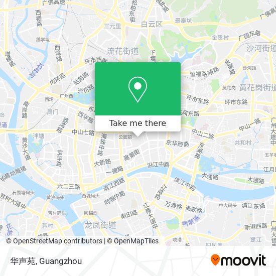 华声苑 map