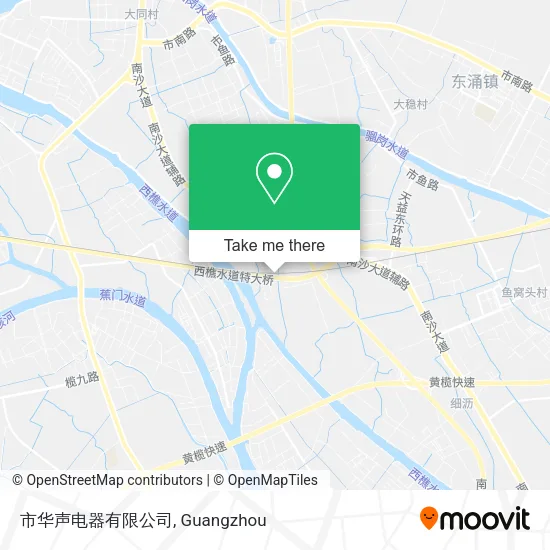 市华声电器有限公司 map