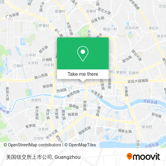 美国纽交所上市公司 map