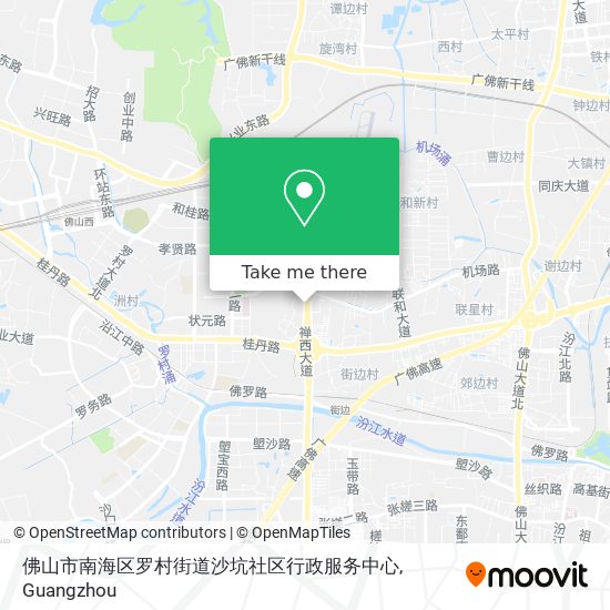 佛山市南海区罗村街道沙坑社区行政服务中心 map