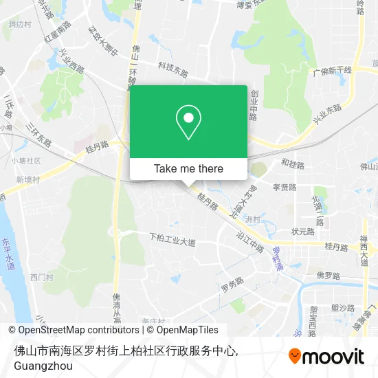 佛山市南海区罗村街上柏社区行政服务中心 map