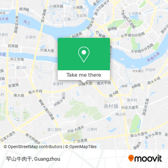 罕山牛肉干 map