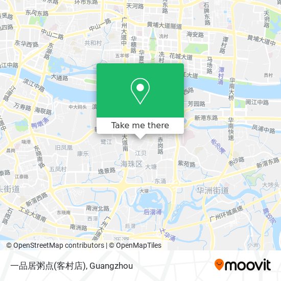 一品居粥点(客村店) map