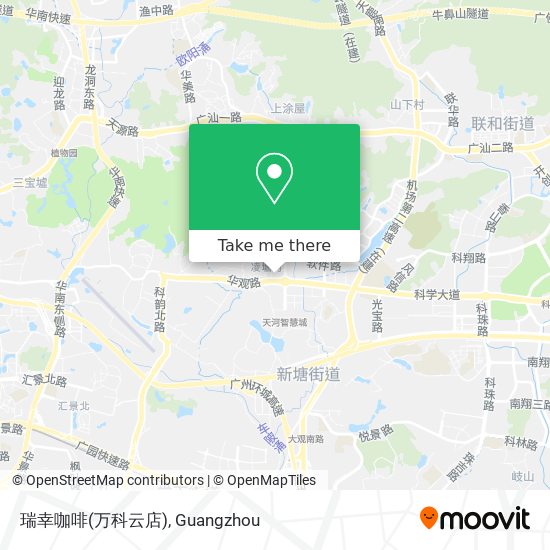 瑞幸咖啡(万科云店) map
