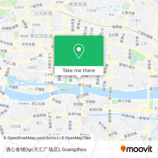 酒心食铺(igc天汇广场店) map