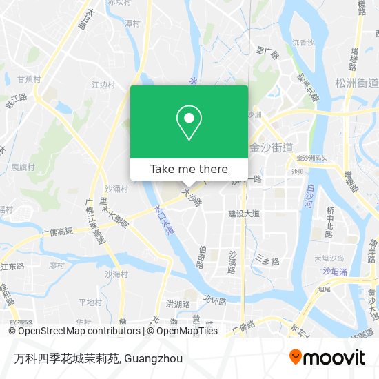 万科四季花城茉莉苑 map