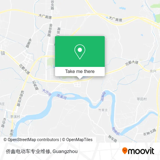 侨鑫电动车专业维修 map