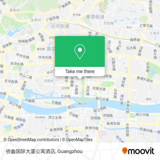 侨鑫国际大厦公寓酒店 map
