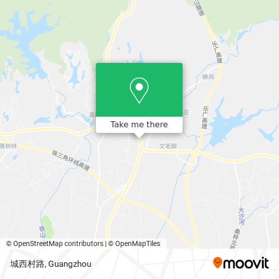 城西村路 map