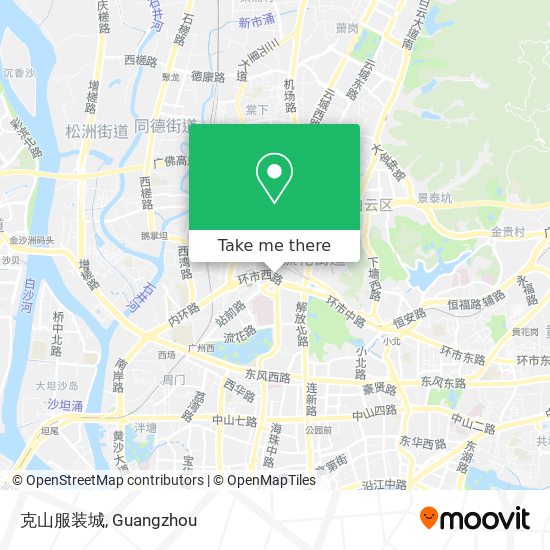 克山服装城 map