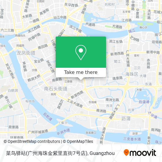 菜鸟驿站(广州海珠金紫里直街7号店) map