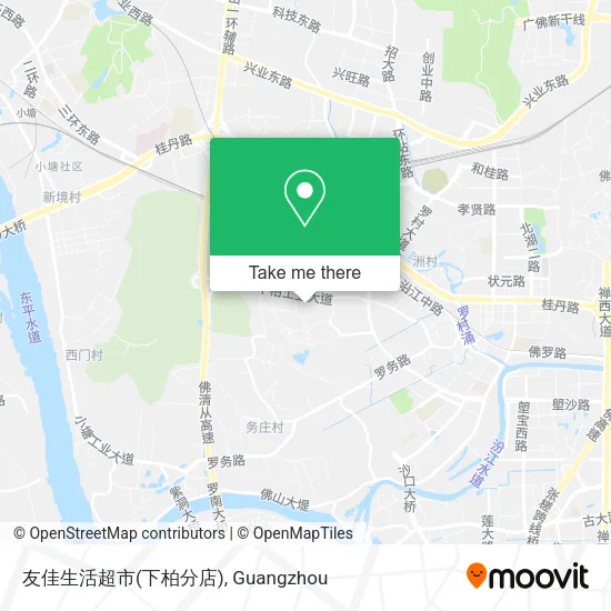 友佳生活超市(下柏分店) map