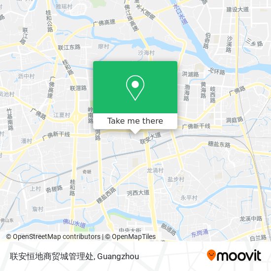 联安恒地商贸城管理处 map