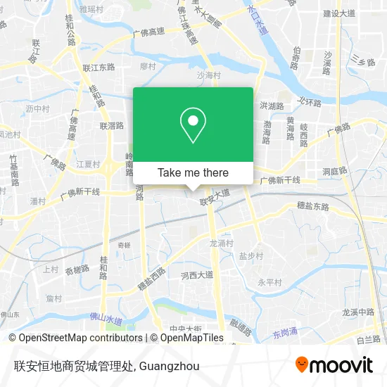联安恒地商贸城管理处 map
