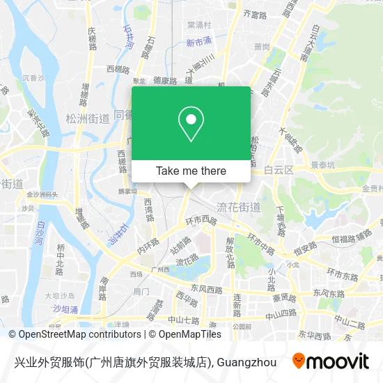 兴业外贸服饰(广州唐旗外贸服装城店) map