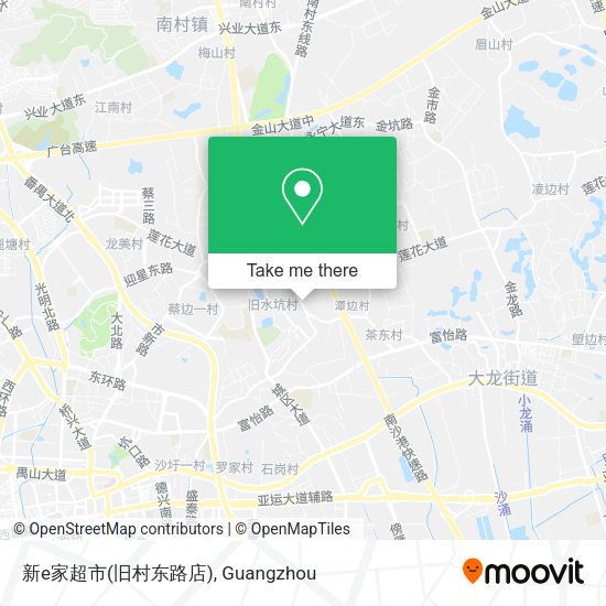 新e家超市(旧村东路店) map