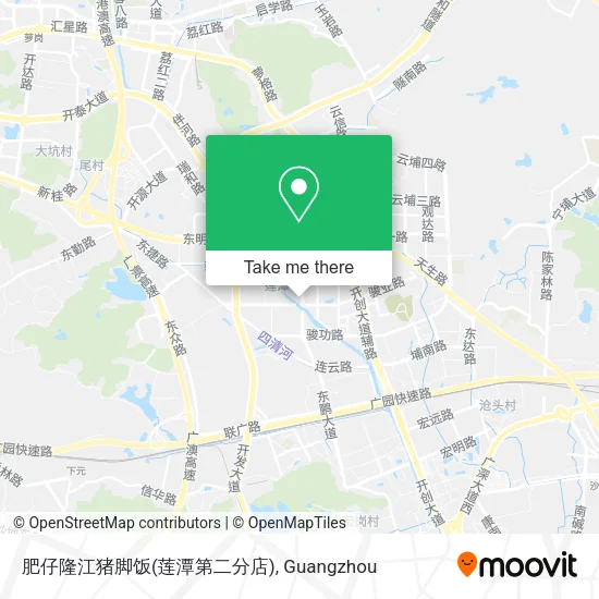 肥仔隆江猪脚饭(莲潭第二分店) map