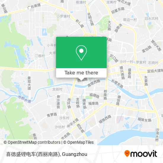 喜德盛锂电车(西丽南路) map