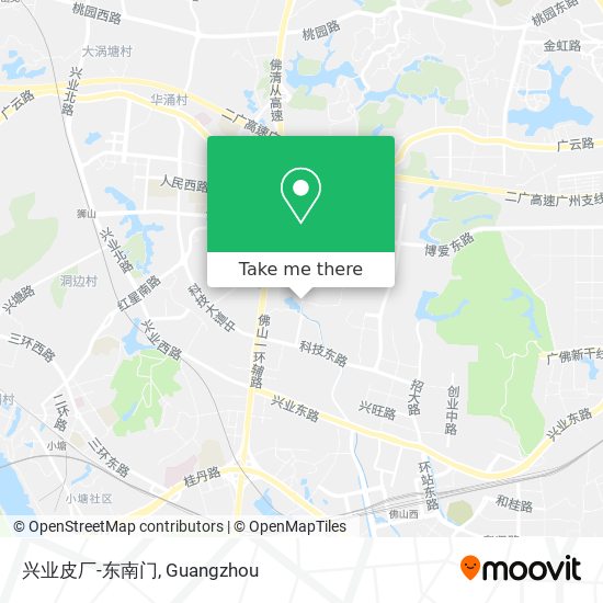 兴业皮厂-东南门 map