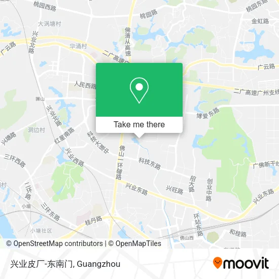 兴业皮厂-东南门 map