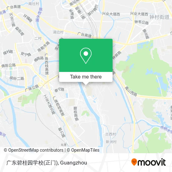 广东碧桂园学校(正门) map