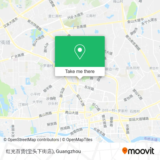 红光百货(坣头下街店) map