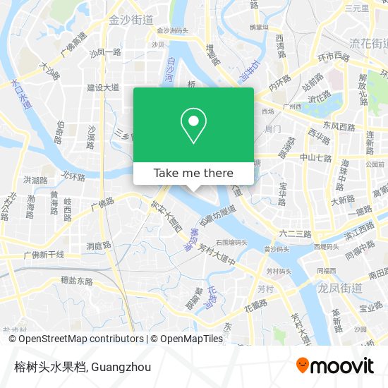 榕树头水果档 map