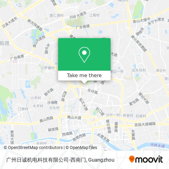 广州日诚机电科技有限公司-西南门 map