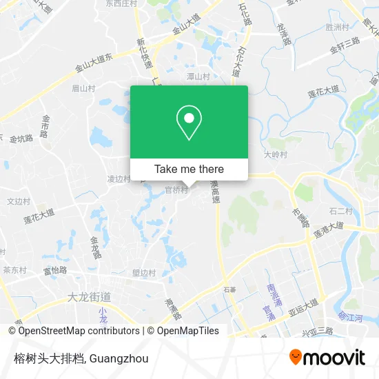 榕树头大排档 map